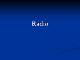 History and Development of Radio