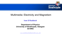Multimedia: Electricity and Magnetism