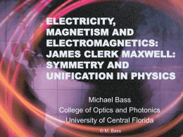07. Electricity, Magnetism and Electromagnetics