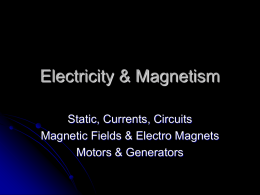 Electricity & Magnetism - Madison County Schools