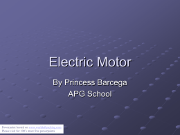 Electric Motor - World of Teaching