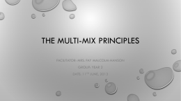 Multi-Mix principle