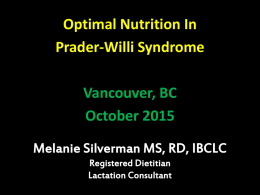 Melanie Silverman MS, RD, IBCLC Registered Dietitian Lactation