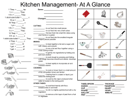 Kitchen Management
