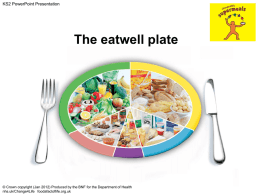 Supermeals - KS2 eatwell plate presentation