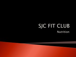 SJC FIT CLUB Nutritionx