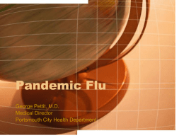 Pandemic Flu - Scioto County Medical Society