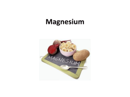Magnesium - Tuberose