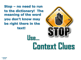 Context Clues PowerPoint