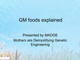 Main title slide - Mothers are Demystifying Genetic
