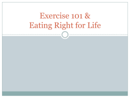 BLI Exercise 101 & Eating Right 2011