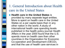 1. Health care in the United States