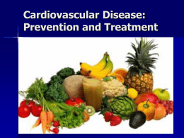 MNT for Cardiovascular Disease