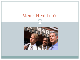 BLI Mens Health 101 2010