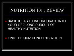 Nutrition Review PP