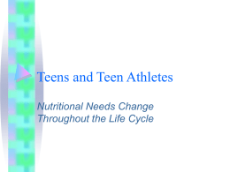 Eating Healthy Teens PPt teen_teen_athletic_ppp_1_1