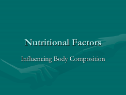 Nutritional Factors