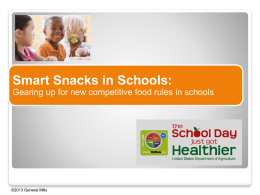 Smart Snacks for Schools
