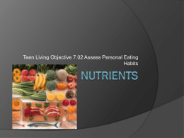 nutrients powerpoint