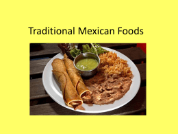 Traditional Mexican Foods