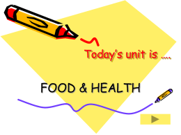 FOOD_AND_HEALTH - DEP