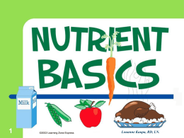 Feist, Karlee Nutrient Basics