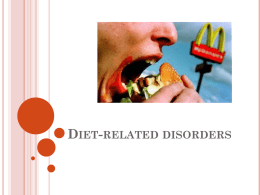 Diet-related disorders