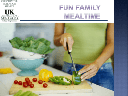 barriers to family mealtime