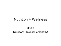 Nutrition + Wellness