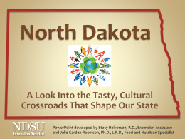 North Dakota Food and Culture
