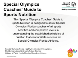 Special Olympics Florida (SOFL)