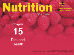 Chapter 15: World View of Nutrition