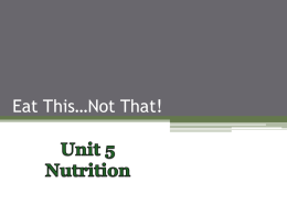 Nutrition Basics - davis.k12.ut.us