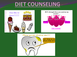 diet counselling