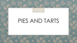 Pies and Tarts - davis.k12.ut.us
