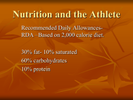 Nutrition and the Athlete chp 8
