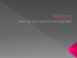 Nutrition - pantherhealth