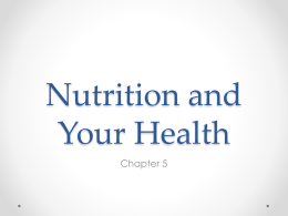 Nutrition and Your Health - nvhshealth-pe