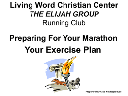 Your Exercise Plan