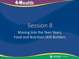 Session 8 - 4-Health Program