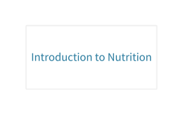 Nutrition PowerPoint - Boone County Schools