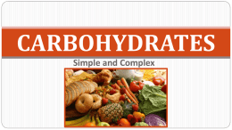S3O1_Carbohydrates ppt