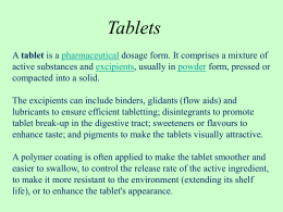 Types of tablets