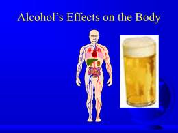 Alcohol`s Effects on the Body
