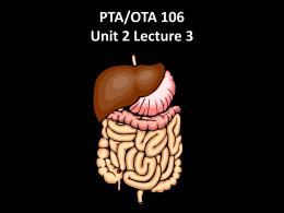 PTA/OTA 106 Unit 2 Lecture 3 pp