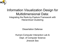 Information Visualization Designs for Understanding
