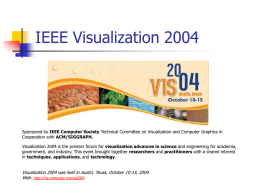 VIS 2004 - CERN Indico