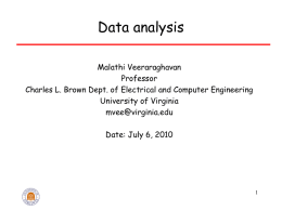 Data mining - University of Virginia