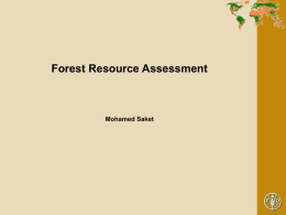Forest Resource Assessment