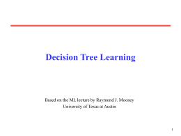 Decision Tree Learning